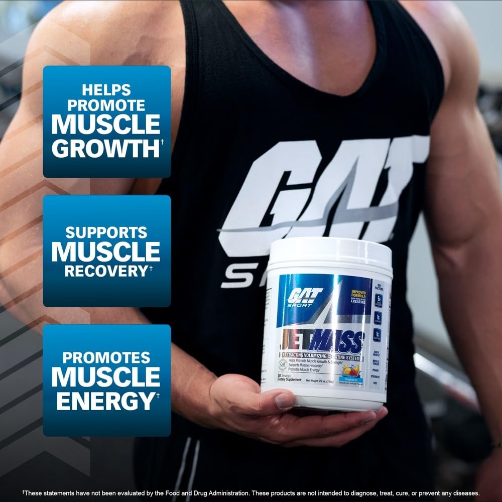 Scoop of GAT SPORT Creatine Monohydrate 5g powder