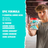 Scoop of GHOST Intra BCAAs powder in Orange Squeeze flavour