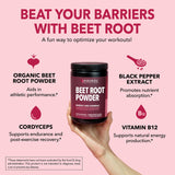 Scoop of HAVASU NUTRITION L-Arginine Organic Beet Root Powder