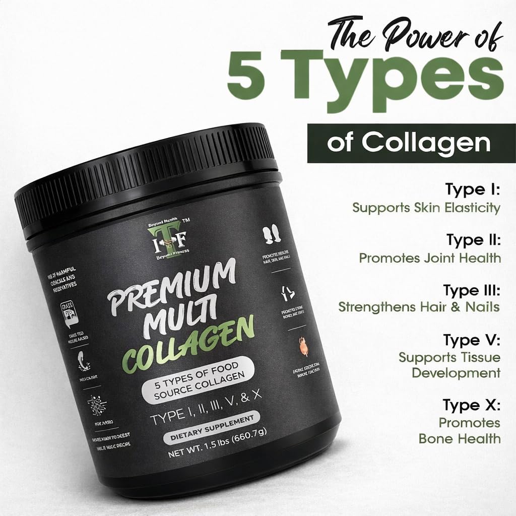 Scoop of Impact Total Fitness Multi Collagen Protein Powder