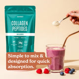 Scoop of Journey Supplements Collagen Peptides powder