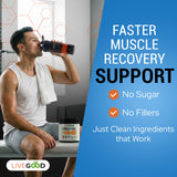 Scoop of LIVEGOOD Creatine Monohydrate HMB Blend powder