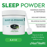 Scoop of Maxi Health Sleep-O-Powder on a spoon