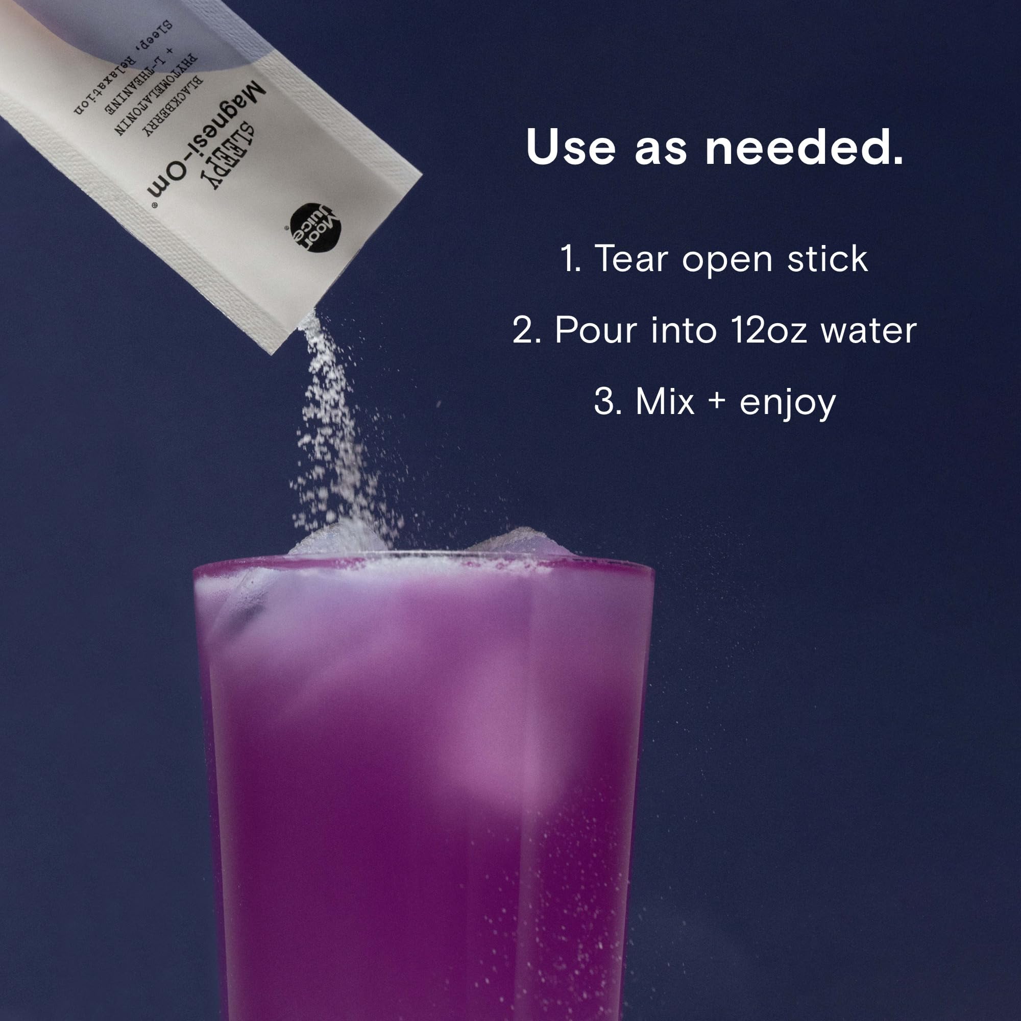 Scoop of Moon Juice Magnesium Sleep Aid powder
