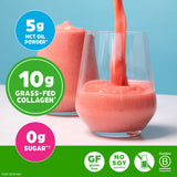 Scoop of Orgain Keto Collagen Protein Powder Vanilla