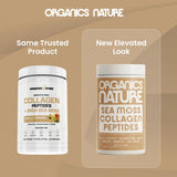 Scoop of ORGANICS NATURE Vanilla Caramel Collagen powder