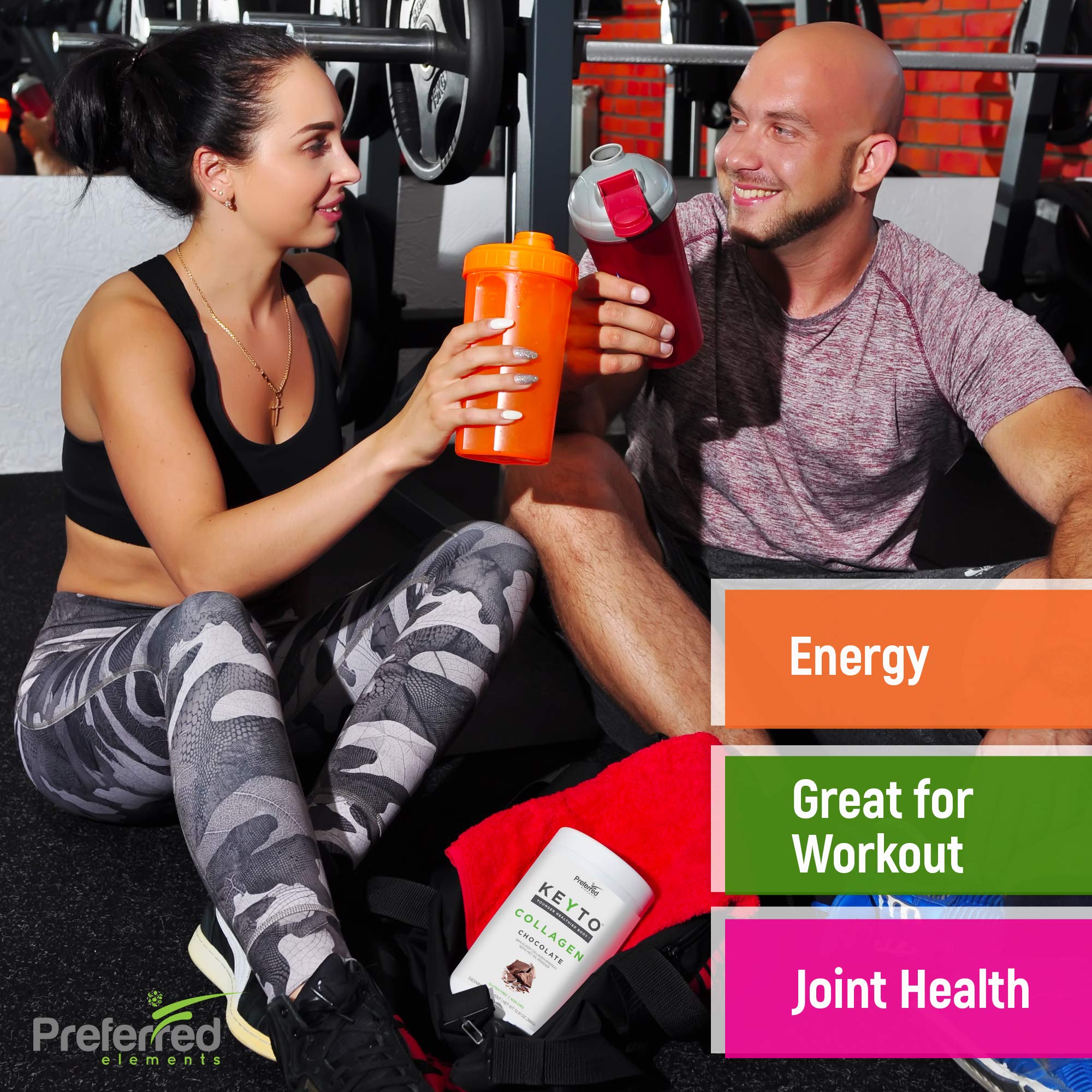 Scoop of Preferred Elements KEYTO Collagen Drink powder