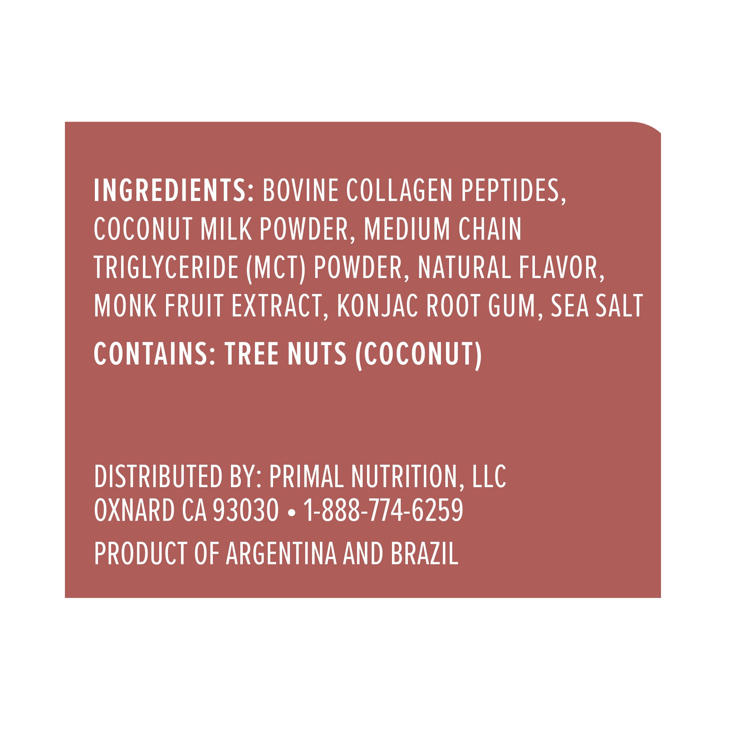 Scoop of Primal Kitchen Hazelnut Collagen Creamer powder