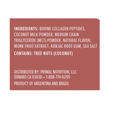 Scoop of Primal Kitchen Hazelnut Collagen Creamer powder