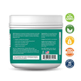 Scoop of PURE ESSENCE LABS Ionic-Fizz Magnesium Plus powder in a glass of water