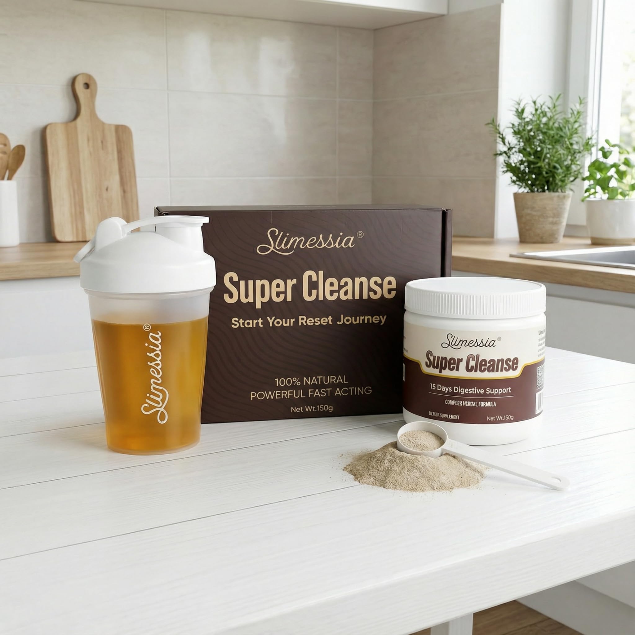 Scoop of Robutop Slimessia Super Cleanse powder