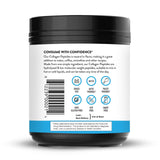 Scoop of Sandhu's Collagen Peptides Powder on a spoon