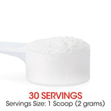 Scoop of Silver Fern Reflux powder on a wooden surface