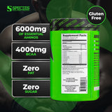 Scoop of Species Nutrition Amino Evolved BCAA Supplement powder