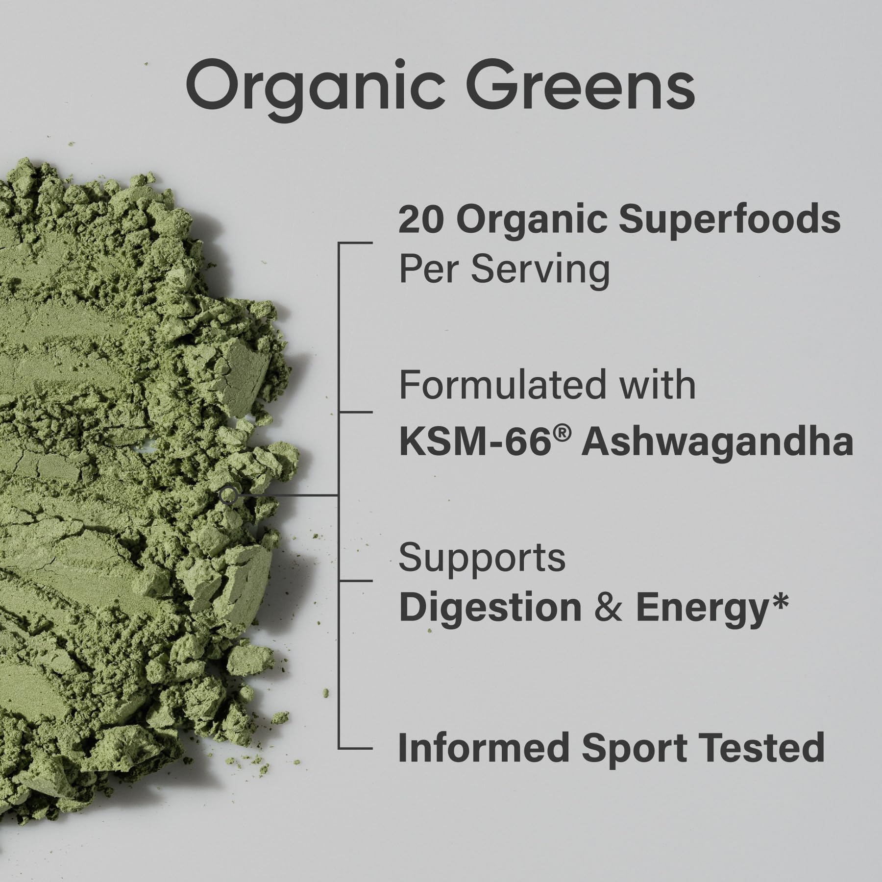 Scoop of Sports Research Spirulina Greens Powder