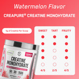 Scoop of SteelFit Creatine Monohydrate Watermelon powder