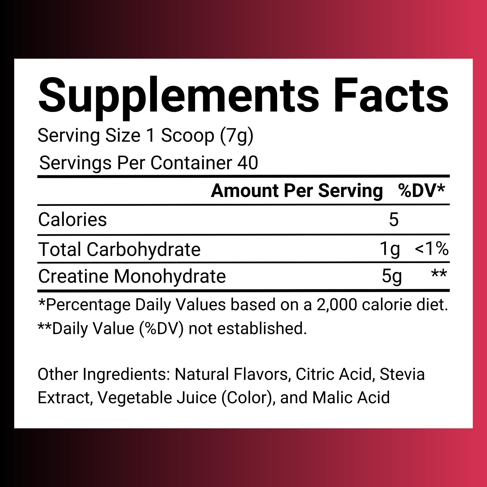 Scoop of Sweet Cre Creatine Powder next to the container