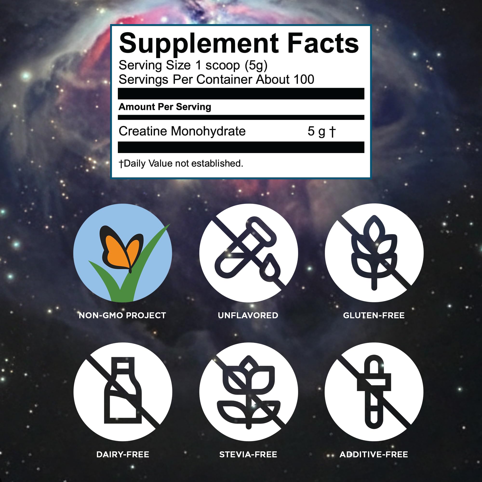 Scoop of Vega Creatine Monohydrate Powder