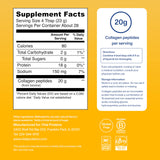 Scoop of Vital Proteins Collagen Peptides Powder on a table