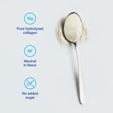 Scoop of Vital Proteins Unflavoured Collagen Peptides powder