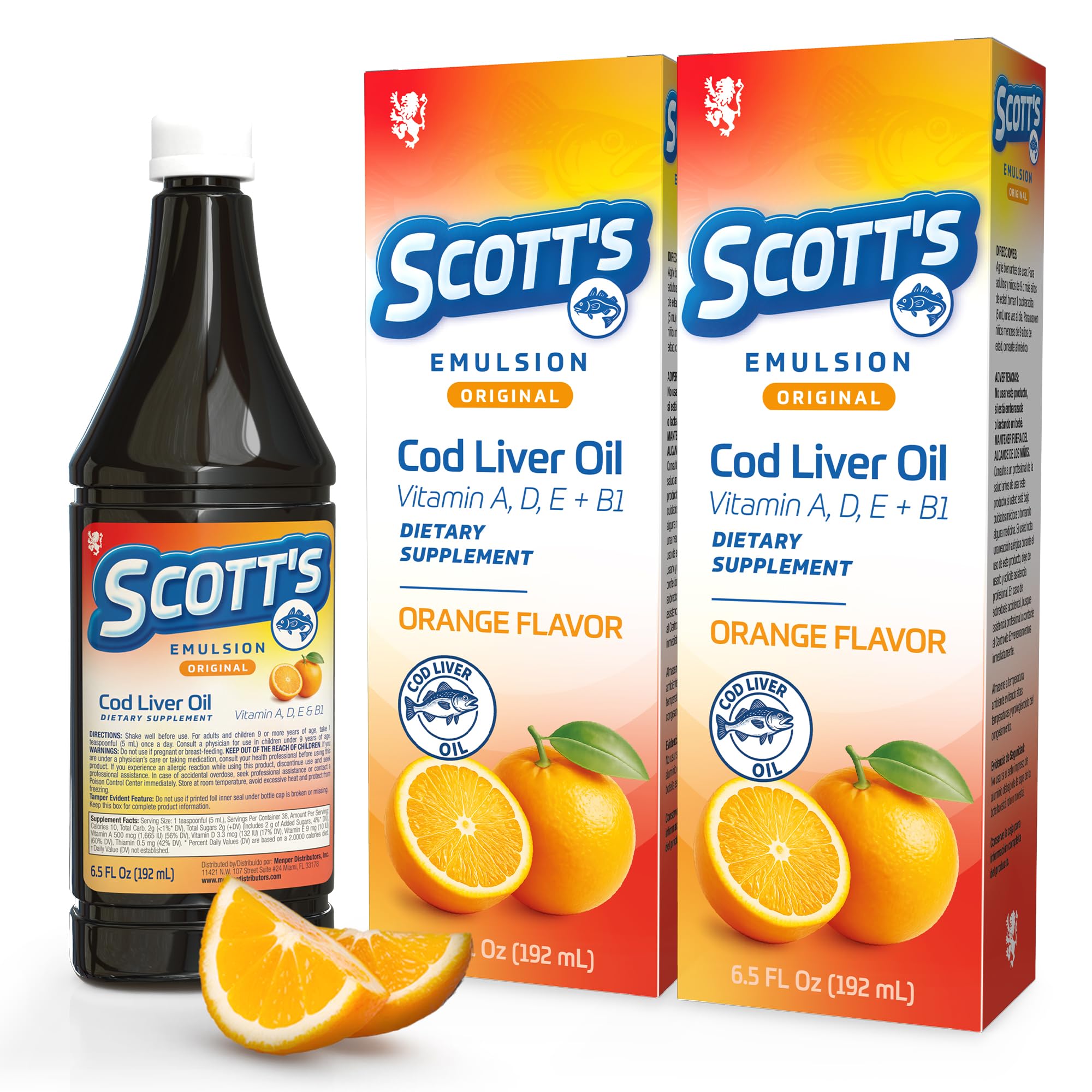 SCOTT'S EMULSION Cod Liver Oil 184g front view