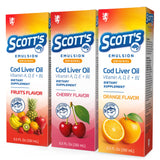 SCOTT'S EMULSION Cod Liver Oil Liquid for Kids front view