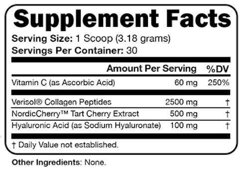 Script Essentials Collagen Beauty Powder with NordicCherry Tart Cherry Extract