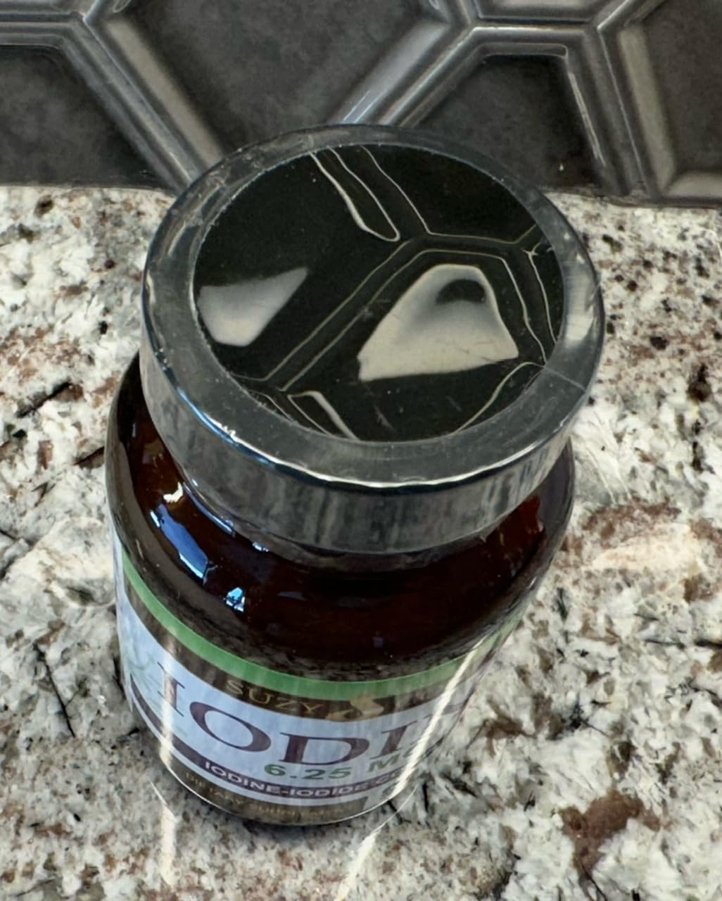 Script Essentials Iodine Complex side view of bottle