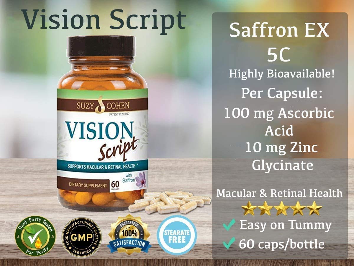 Script Essentials Lutein Supplement 60 Capsules packaging