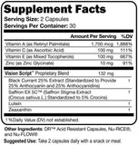 Script Essentials Lutein Supplement 60 Capsules side view