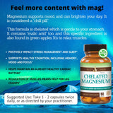 Script Essentials Magnesium Capsules displayed on a wooden surface