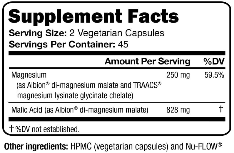 Script Essentials Magnesium Capsules with measuring spoon