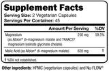 Script Essentials Magnesium Capsules with measuring spoon