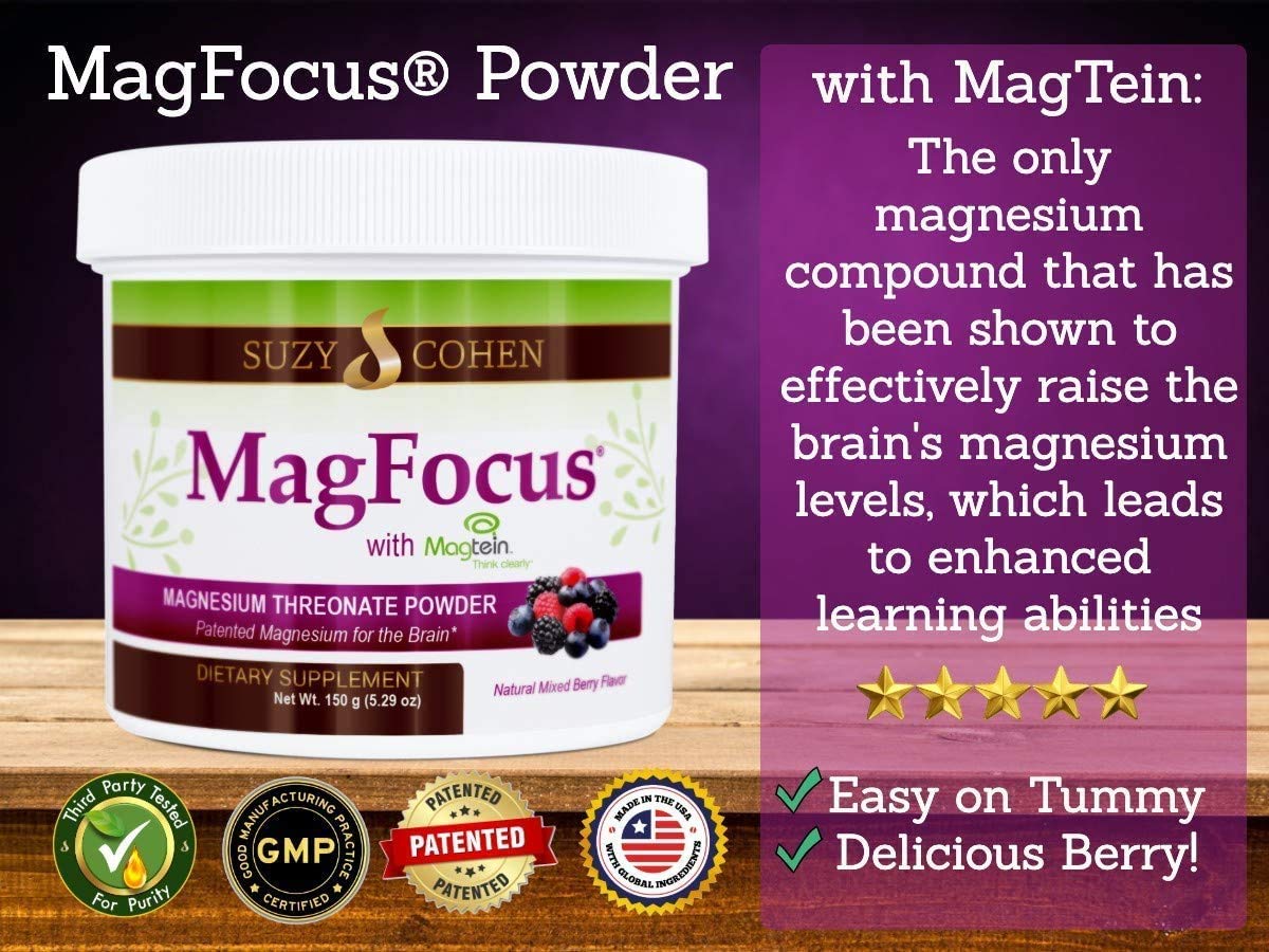 Script Essentials Magnesium Supplement 180g Mixed Berry side view