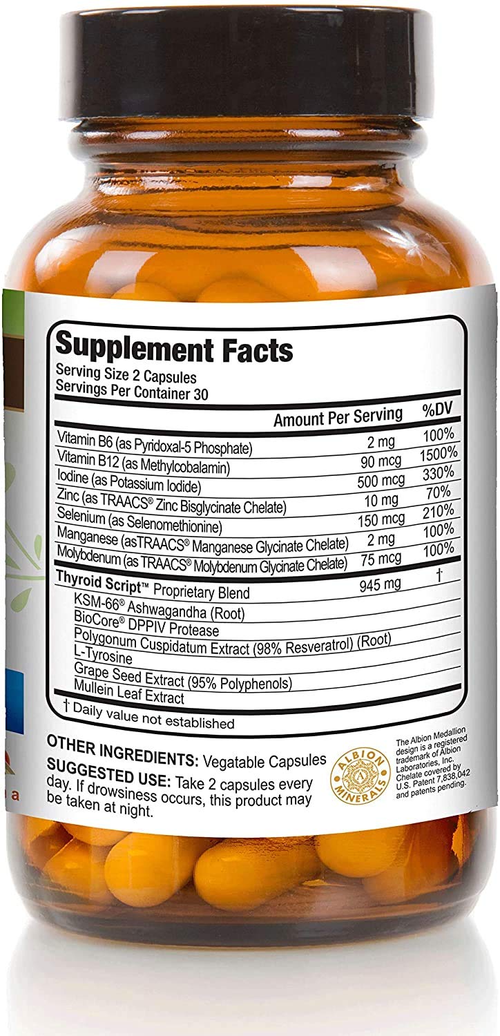 Script Essentials Thyroid Script Supplement packaging