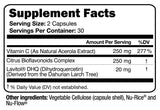 Script Essentials Vitamin C Supplement capsules close-up