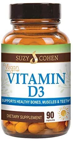 Script Essentials Vitamin D3 5000 IU vegetarian capsules front view