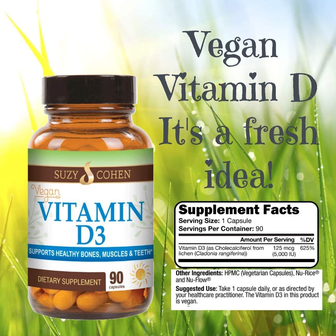 Script Essentials Vitamin D3 bottle with label showing 5000 IU