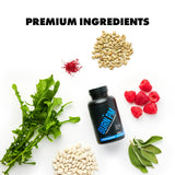 Sculpt Nation Burn PM Nighttime Fat Burner Capsules showing serving size