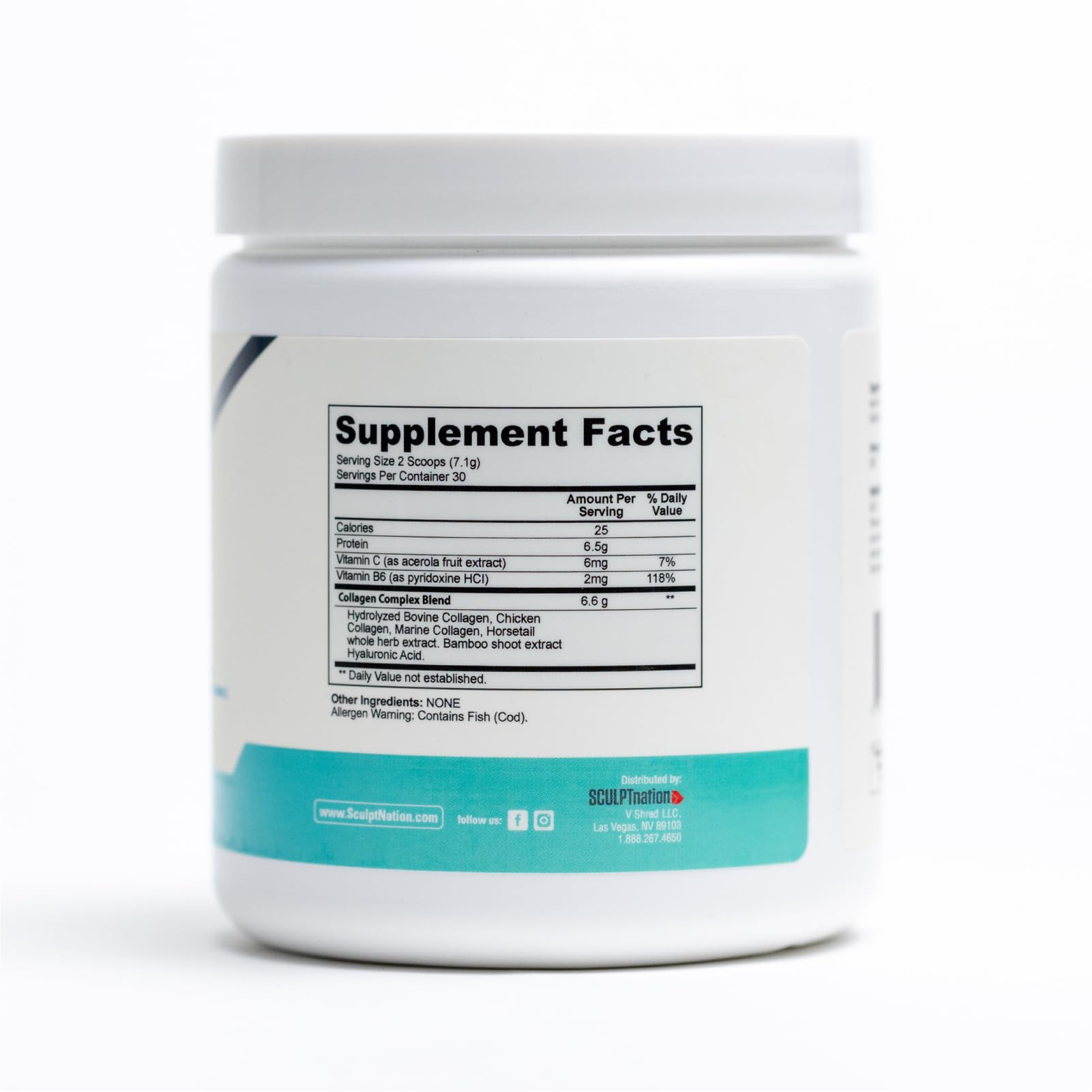 Sculpt Nation Collagen Powder mixed in hot beverage