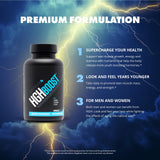 Sculpt Nation L-Arginine Supplement on a wooden table with a measuring spoon