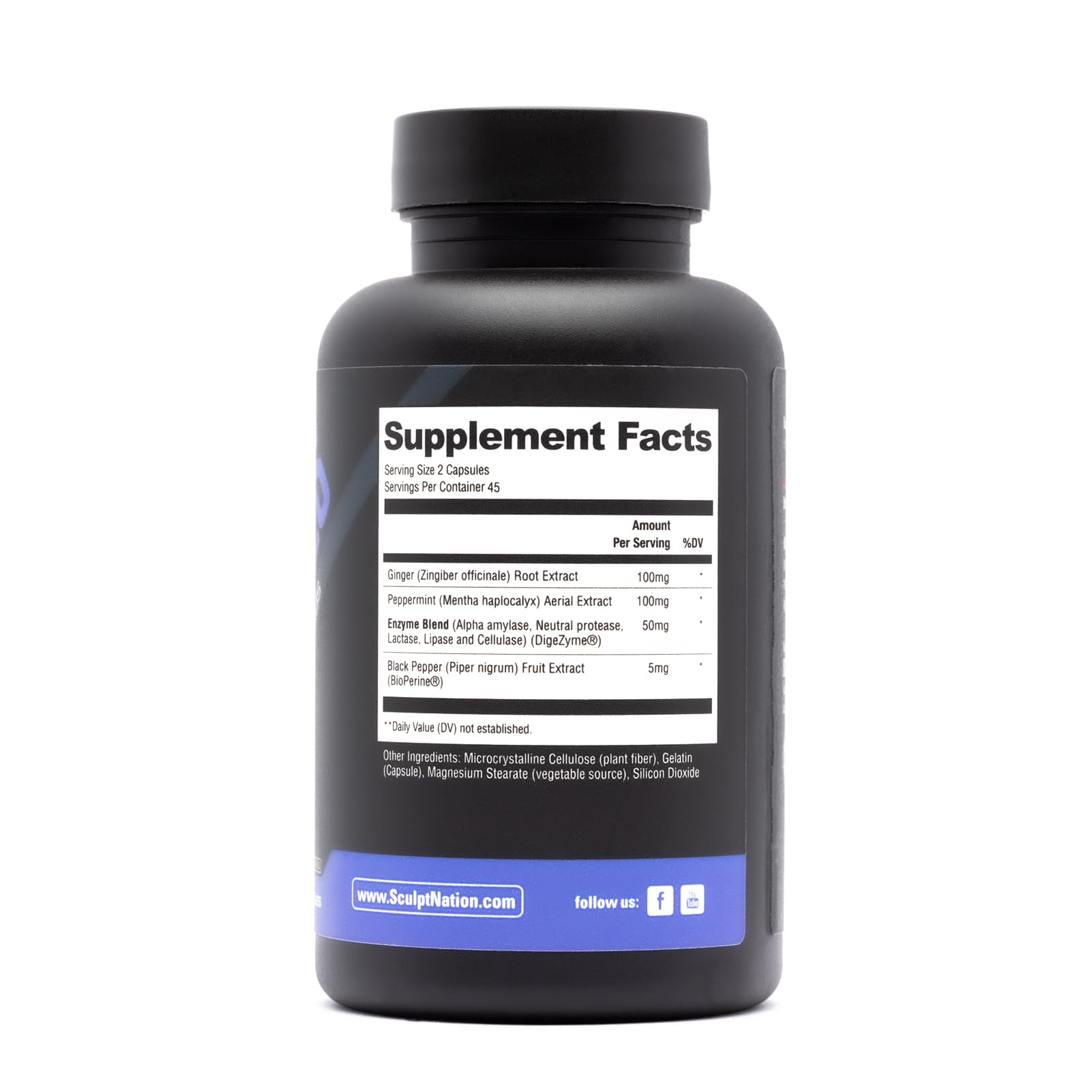 Sculpt Nation Multi-Enzyme Complex bottle side view