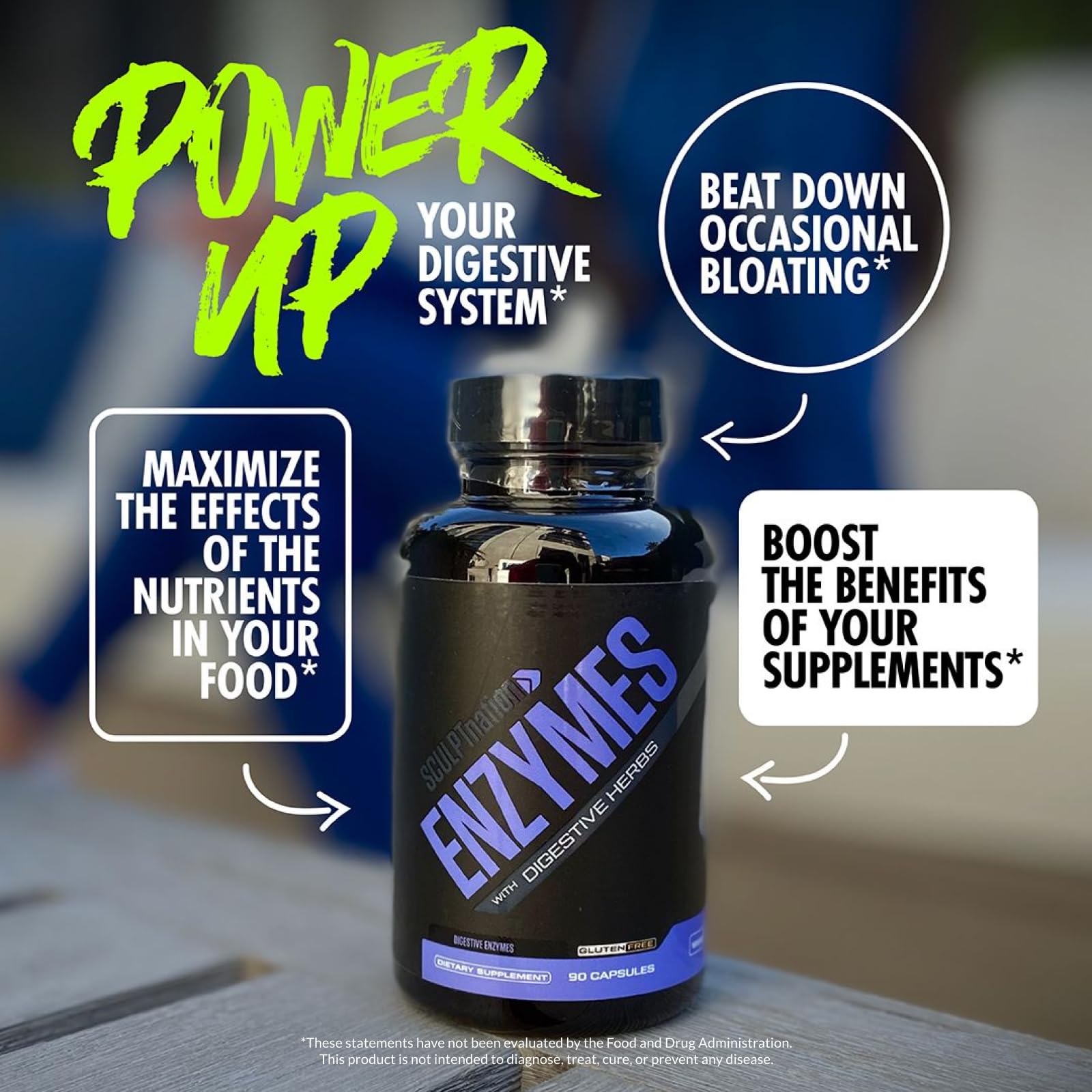 Sculpt Nation Multi-Enzyme Complex bottle with label
