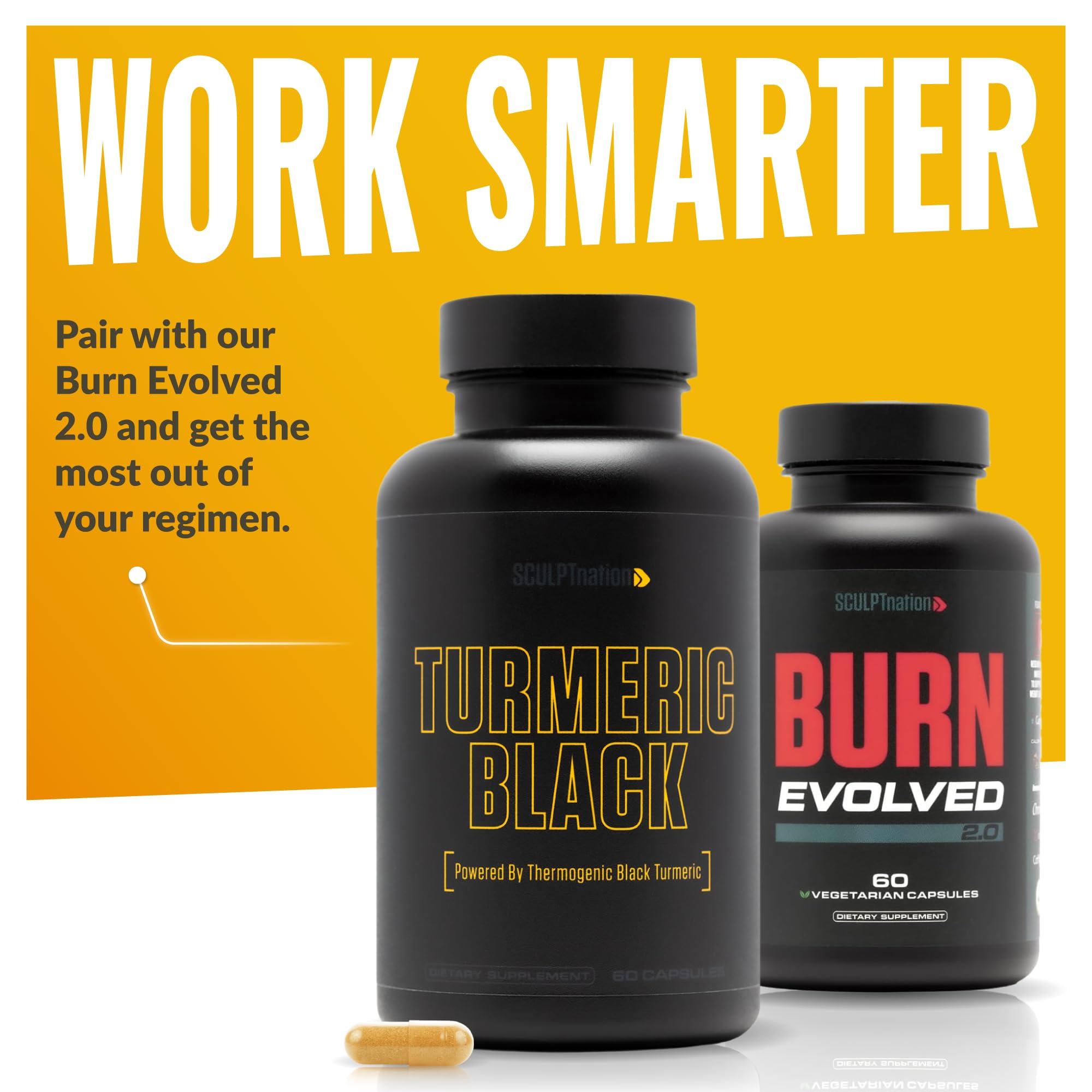 Sculpt Nation Turmeric Supplement ingredients list