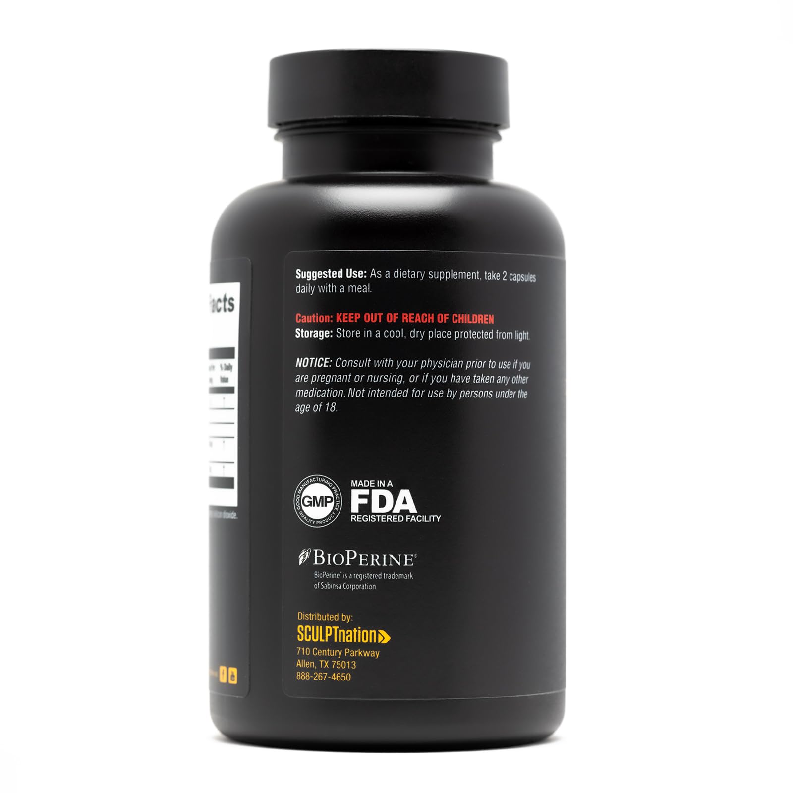 Sculpt Nation Turmeric Supplement with BioPerine