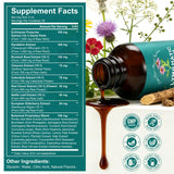 SDJUFEI Echinacea Lymphatic Drainage Drops 60ml on wooden table