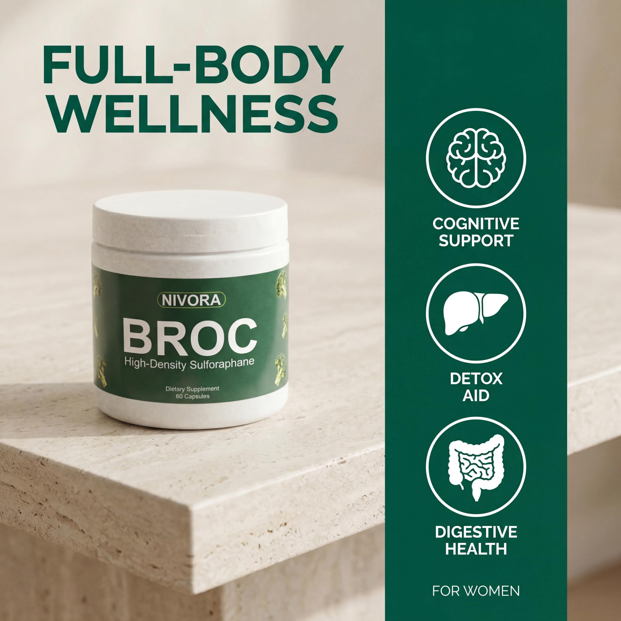 SDXJIOGE Sulforaphane Supplement lifestyle scene