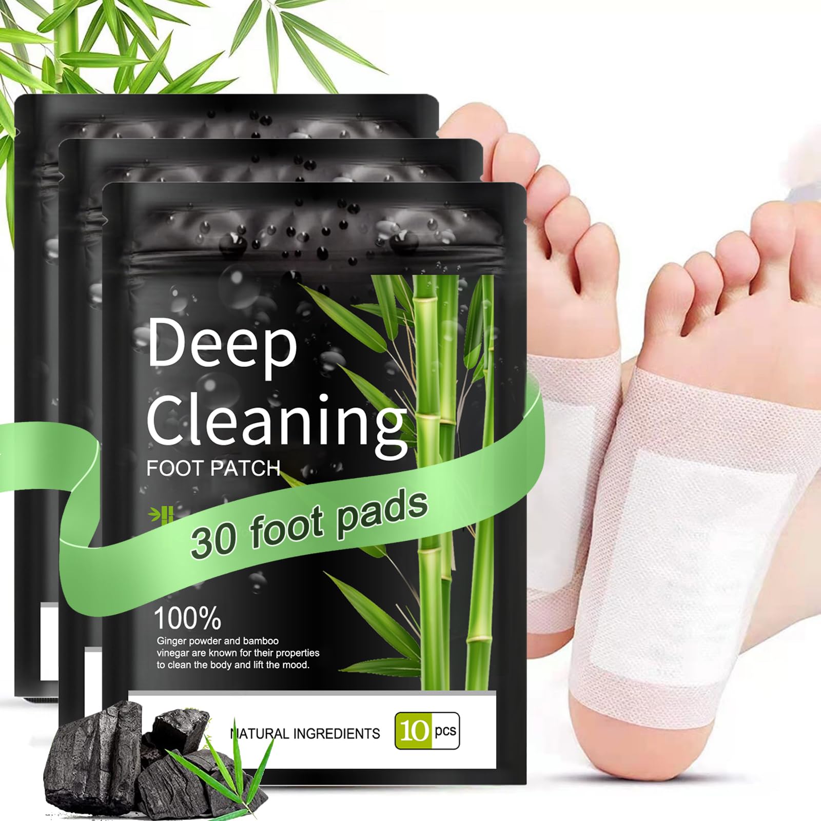 Sea-Maid Foot Pads 30 Pack front view with packaging