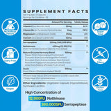 SEAFLEX Nattokinase Capsules showing serving size