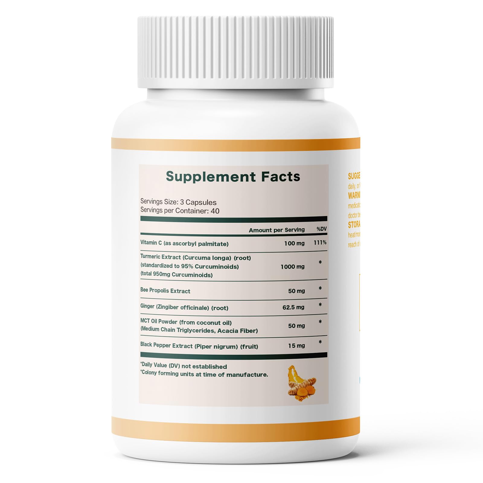 SEAFLEX Pure Turmeric Curcumin95 capsules displayed with herbs